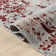 Rust/Gray Industrial Distressed Abstract Machine Washable Rug