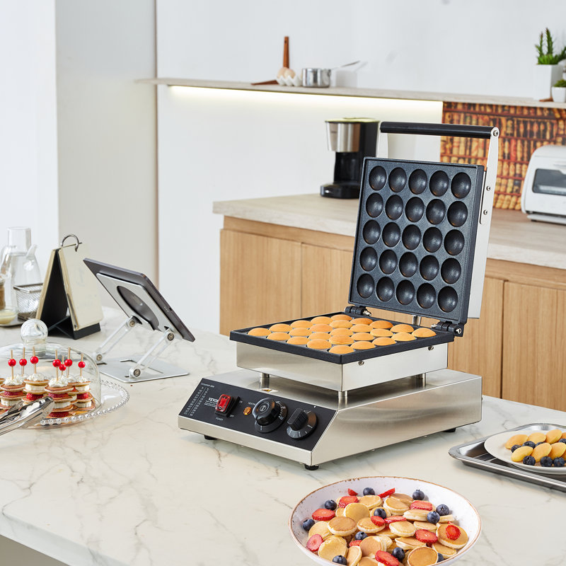 25 pièces mini-crêpière commerciale 43mm Dorayaki 1700W