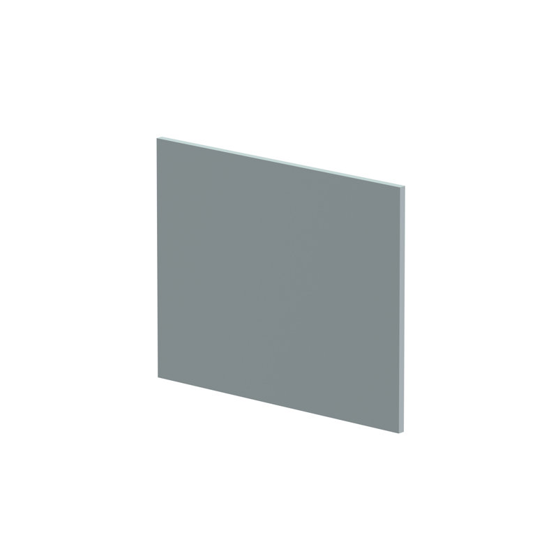 700Mm Shower Bath End Panel, Matt Coastal Grey