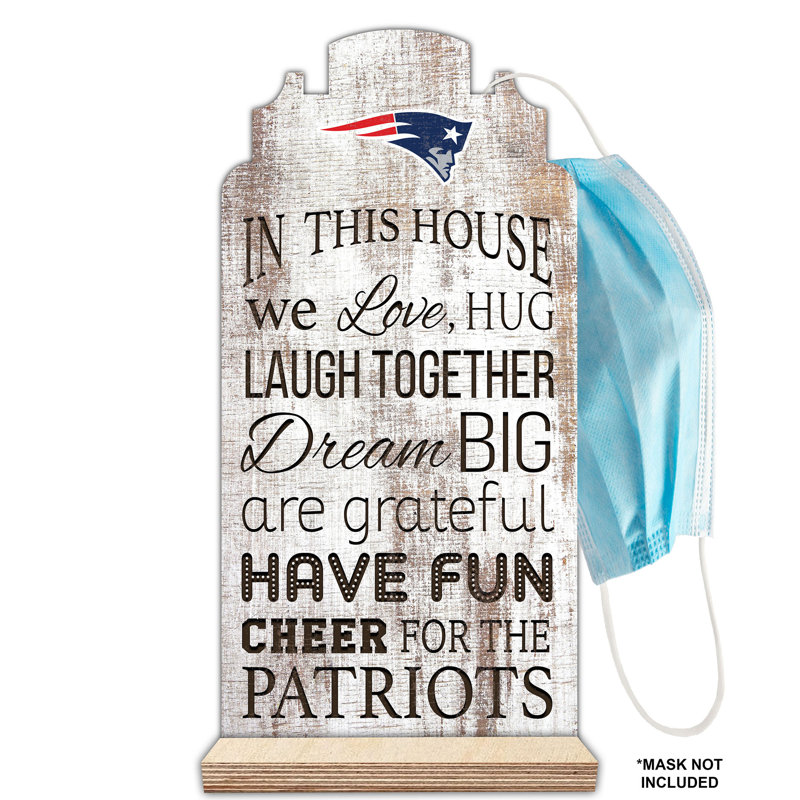 Freestanding 2 - Hook Coat Rack, New England Patriots