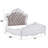 Latisha Button Tufted Bed in White
