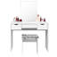 Evonne Dressing Table with Mirror-1557264320