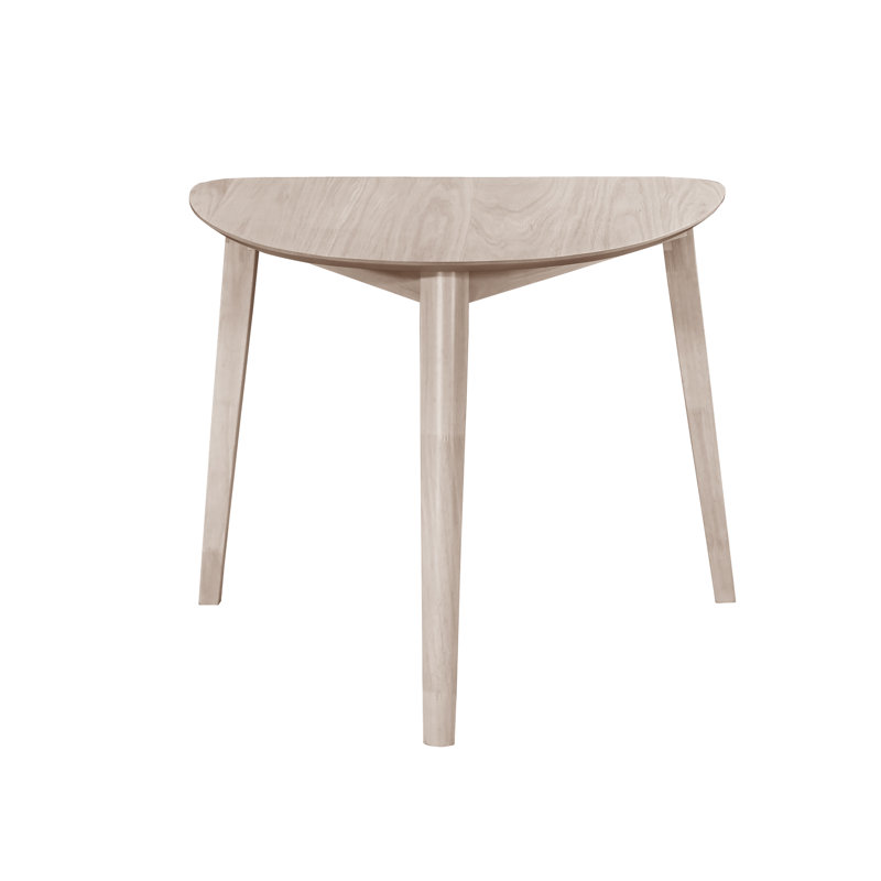 Table de salle à manger en bois Lyan, Bois de frêne blanc