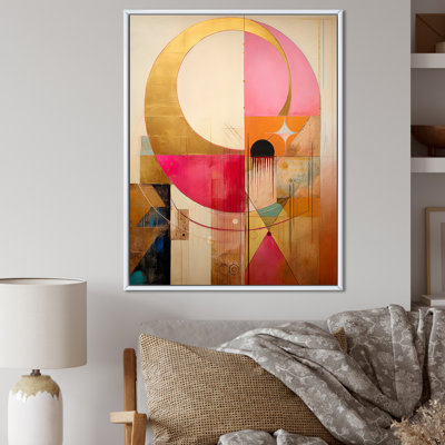 Golden Moon Dreams Retro Illustration - reproduction sur toile