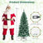 Lighted Artificial Pine Christmas Tree-840631682