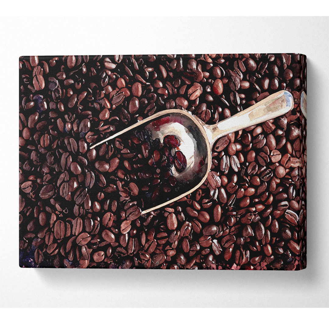 Coffee Bean Scoop - Kunstdrucke auf Leinwand