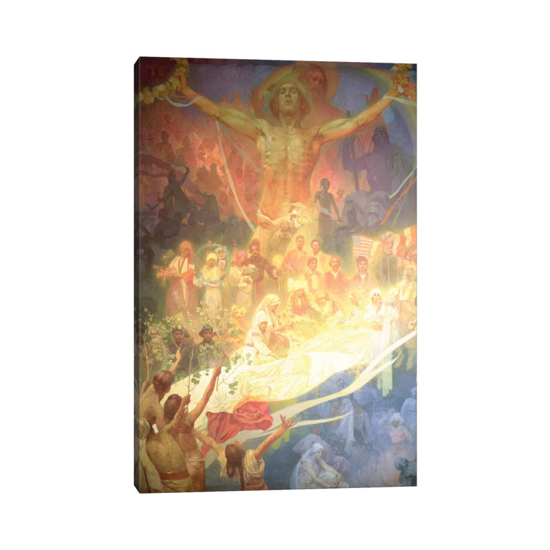 The Apotheosis of the Slavs, from the 'Slav Epic', 1926 by Alphonse Mucha - 1 Piece Wrapped Canvas Painting