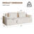 Versatile Convertible Sofa Chair With Removable And Washable Cover, Ergonomic Design For Ultimate Comfort And Convenience.