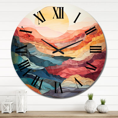 Bhikhari - Horloge murale abstraite