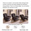 Fauteuil inclinable réglable en similicuir pour balcon-1734255533