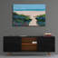 Art mural en verre acrylique épique «Smooth Coasting» par Dorothy Holmes Mohler, 36 po x 24 po-1674002726