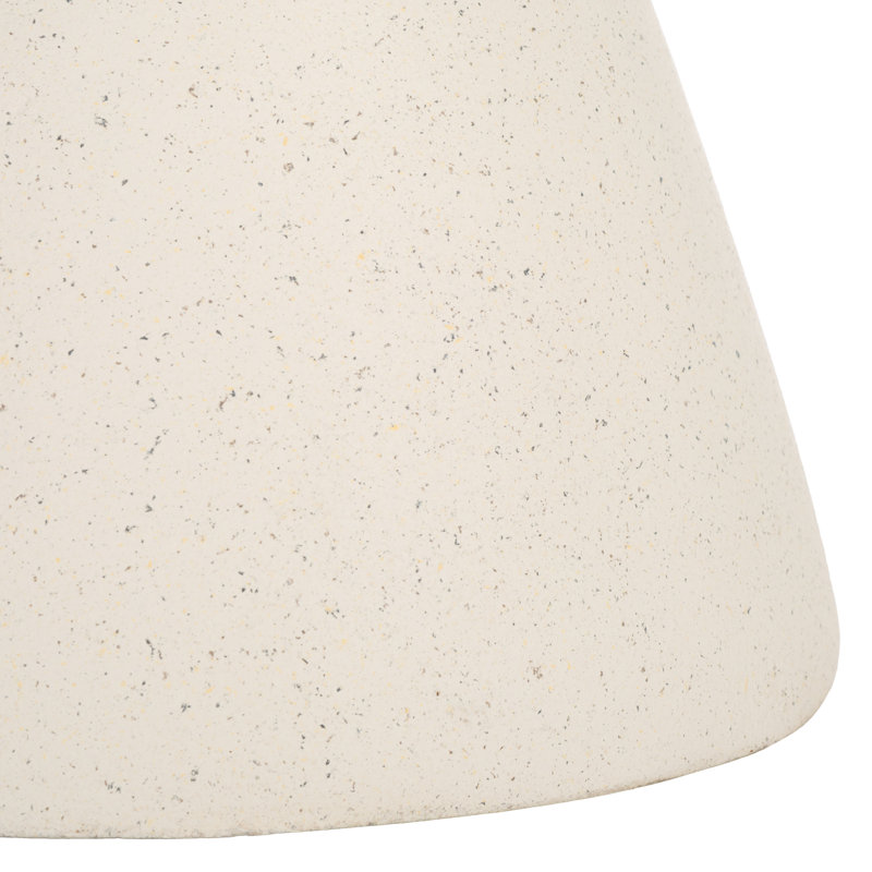 Table d'appoint Atley, Blanc