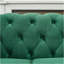 Canapé en tissu d'ameublement en velours de 67 po avec accoudoirs roulés et têtes de clous Chesterfield 67 po, canapé rembourré de style Mid-Century, canapé 2 places pour salon, bureau, appartement, vert-1391388598-1391388599