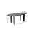 78" Black Solid Wood Oval Dining Table