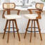 Swivel Upholstered Counter Stool-834109326-834109315