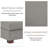 Oversized Upholstered Gray Chenille Sleeper Sofa Bed Lounge sofa with Armrests & Throw Pillows-69943611