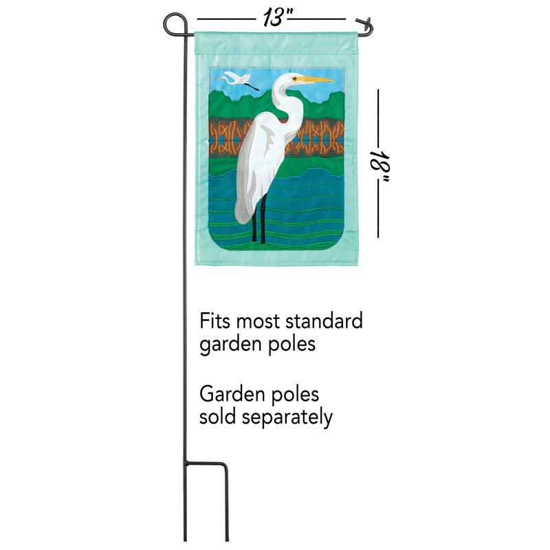 Double Sided Polyester Animal Garden Flag, 18" H x 13" W