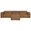 Rex 4 - Piece Modular Genuine Leather Reversible L-Sectional-98738247