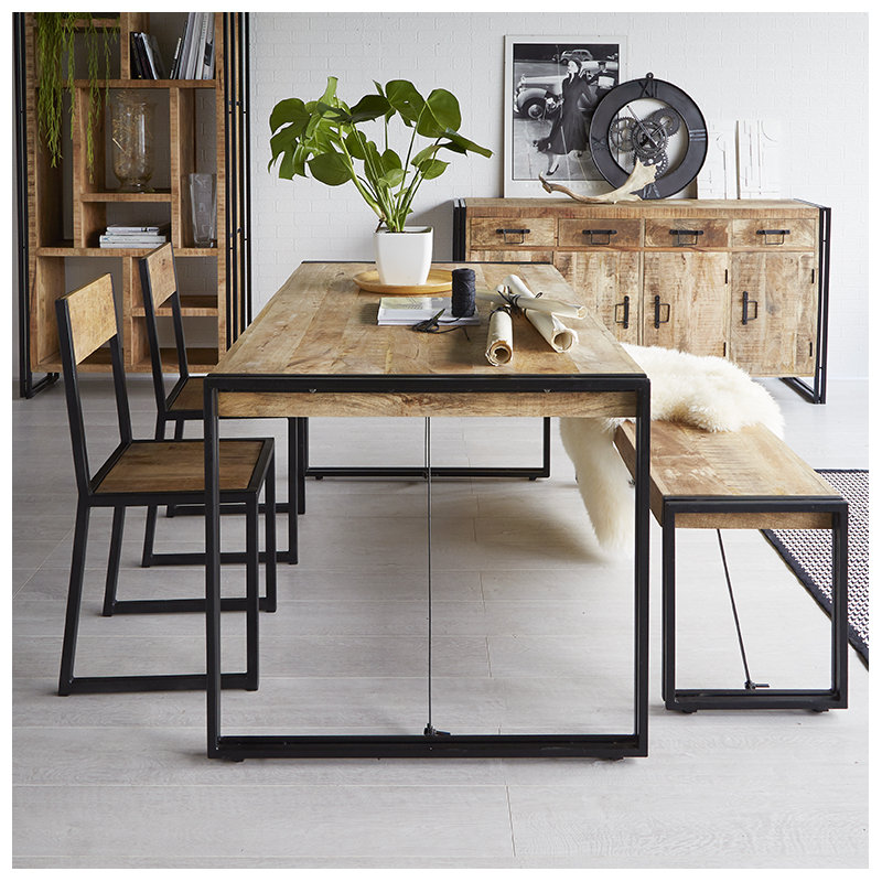 Paige Solid Wood Bench