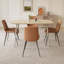 Table de salle à manger de 55 po avec 4 chaises rembourrées-31203936-31203940