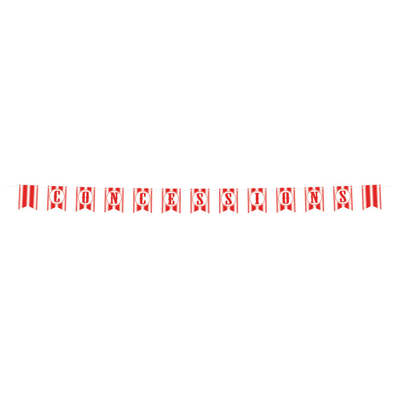 Banderole Concession - 6 po x 7 pi - paquet de 12