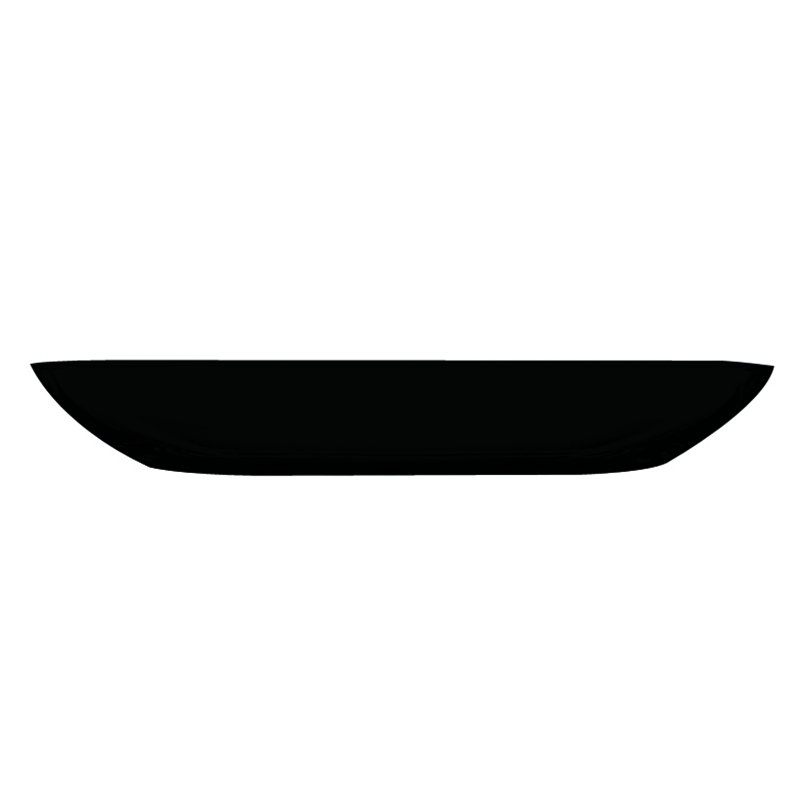 Uno Rectangular Tray - 6 Pieces, Black