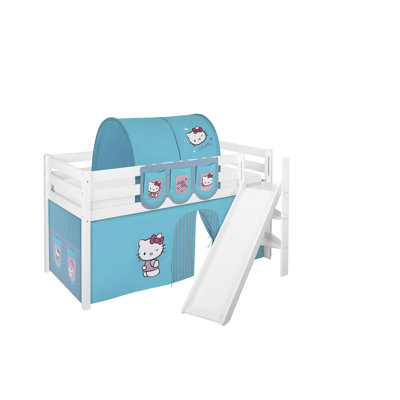 Jelle Mid Sleeper Bed with Curtain