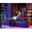 Modern Sofa, 89 inch 3 Seater Sofa with LED light, Floating Oversized Sofa for Living Room-64506398