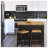 3 Pieces Dining Table Sets, with Fixed Table-119755422