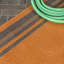 Tapis orange / gris foncé Hastin-628404228