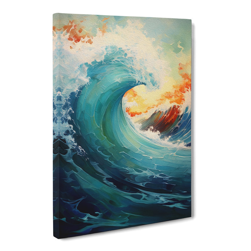 Wave Modern Conceptual - Print, 50cm H x 35cm W x 3cm D