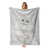 Chat blanc aux yeux bleus