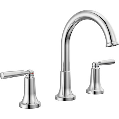 Robinet de salle de bain espacé à 3 trous et 2 poignées avec ensemble de drain SAYLOR ™