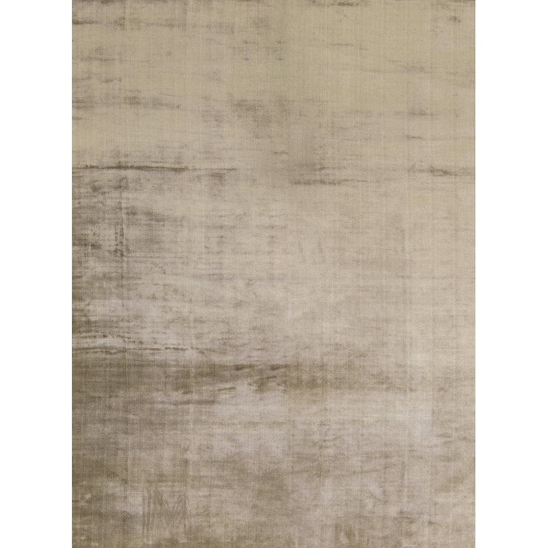 Abstract Area Rug in Taupe