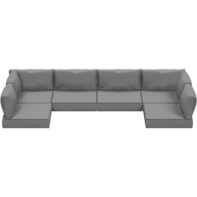 14 coussins de remplacement pour meubles d'extérieur 4 pouces 4 pouces