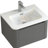 Modern 30" Floating Wall Mount Single Bathroom Vanity With Ceramic Sink Top