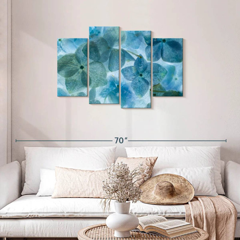 Harnek Flores En Hielo, H 27 po x l 43 po