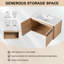 Meuble-lavabo simple 35,44 po avec plateau en résine Hoffarth