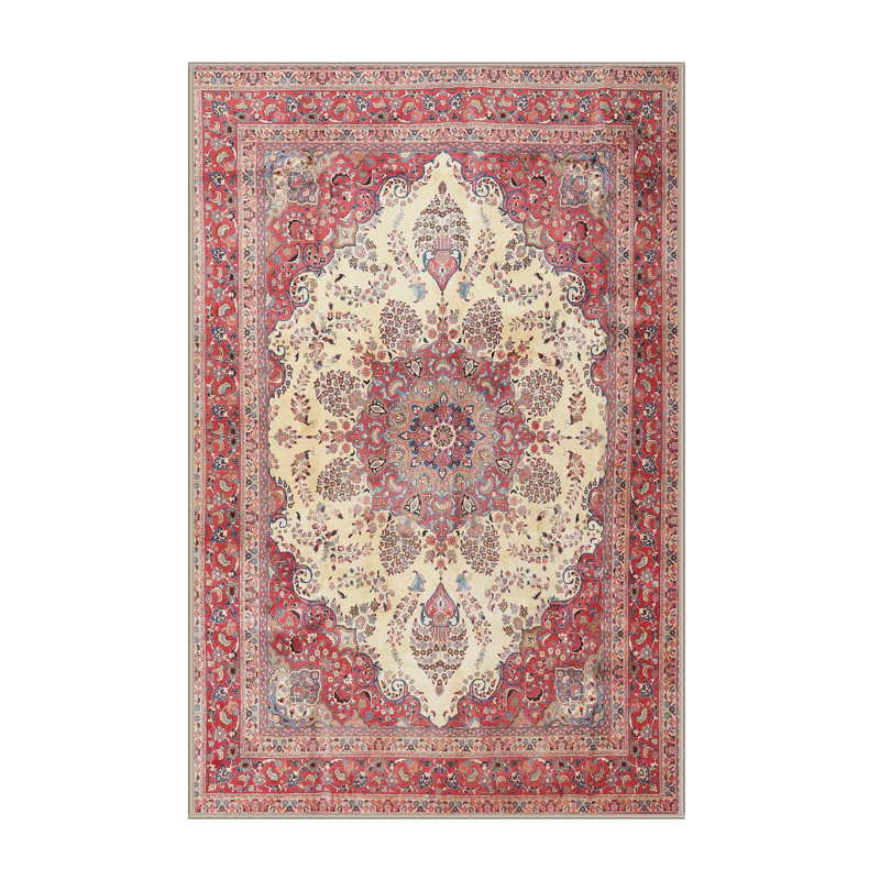 Oriental Indoor Rug, Rectangle 6' x 9'