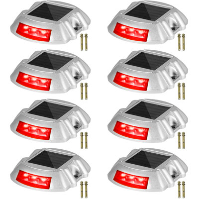 Solar Powered Integrated LED Aluminium Pathway Light Pack