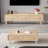 Durable Rubberwood TV And Coffee Table Set 2 - Piece Solid Wood Living Room Table Set