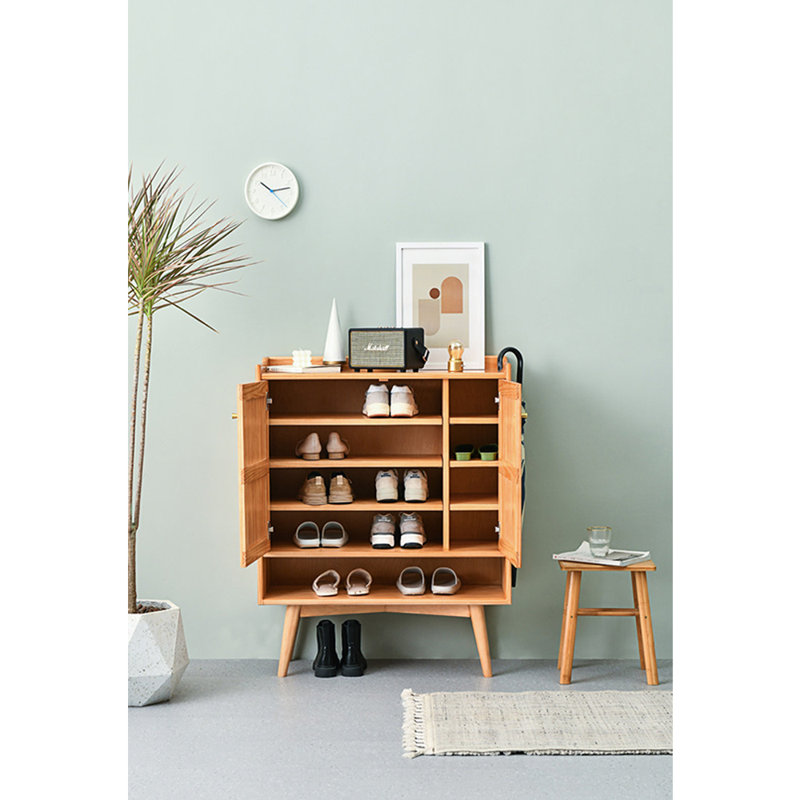 Armoire de rangement simple pour chaussures à grille