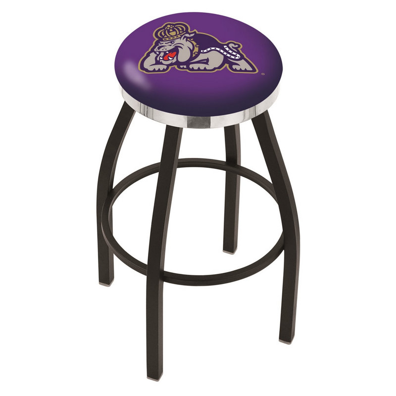 NCAA 36" Swivel Bar Stool, James Madison