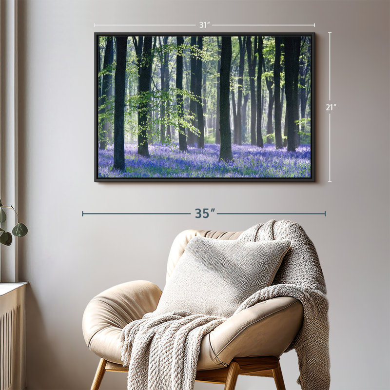 Impression sur toile Bluebell Vision, H 21 po x l 31 po