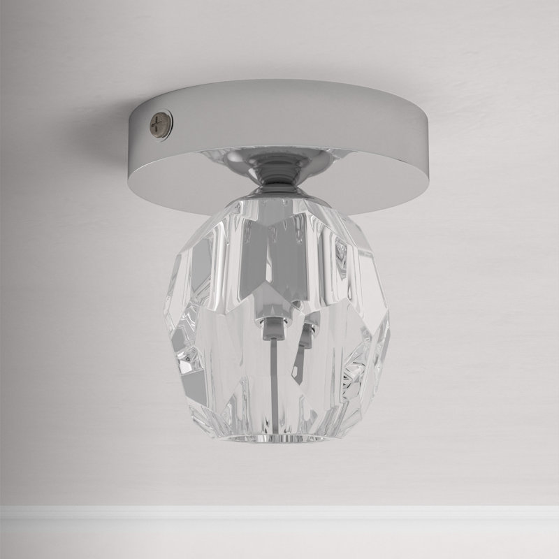 Plafonnier encastré 4 lumières Arlillian, Chrome