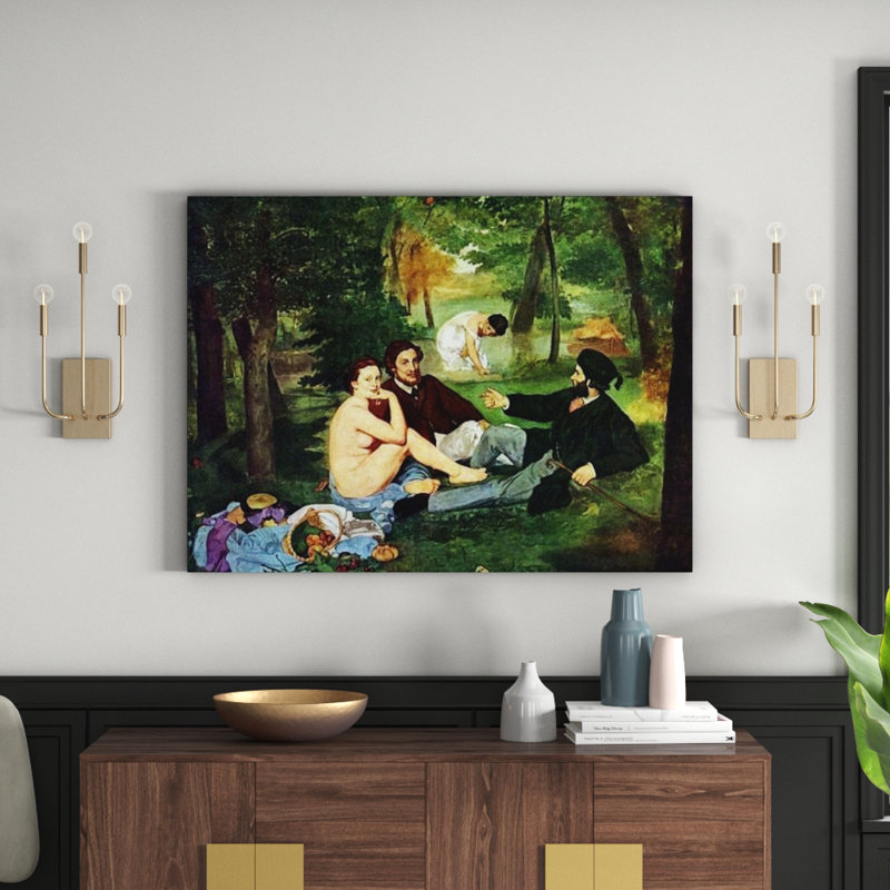 Edouard Manet - Wrapped Canvas Painting, 90cm H x 120cm W x 1.8cm D