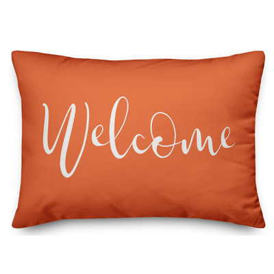  Housse et insert pour oreiller rectangulaire Welcome