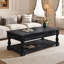 Table basse à plateau relevable avec tablette fixe Farmhouse