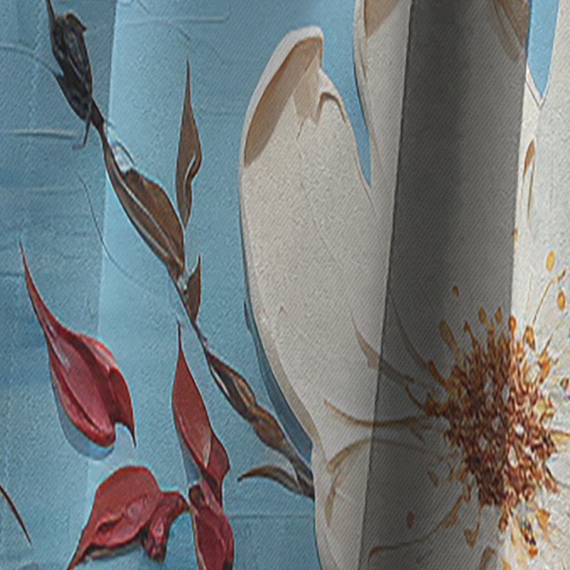 Gaskill - Rideau cornouiller - Rideau occultant à motif floral - 1 panneau, L 52 po x L 84 po