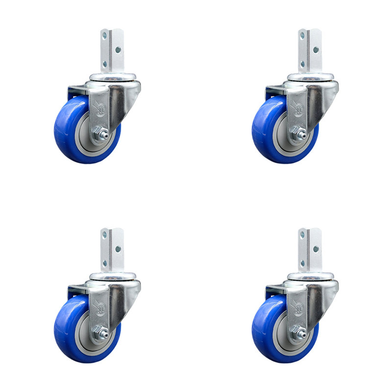 Polyurethane Caster, Blue